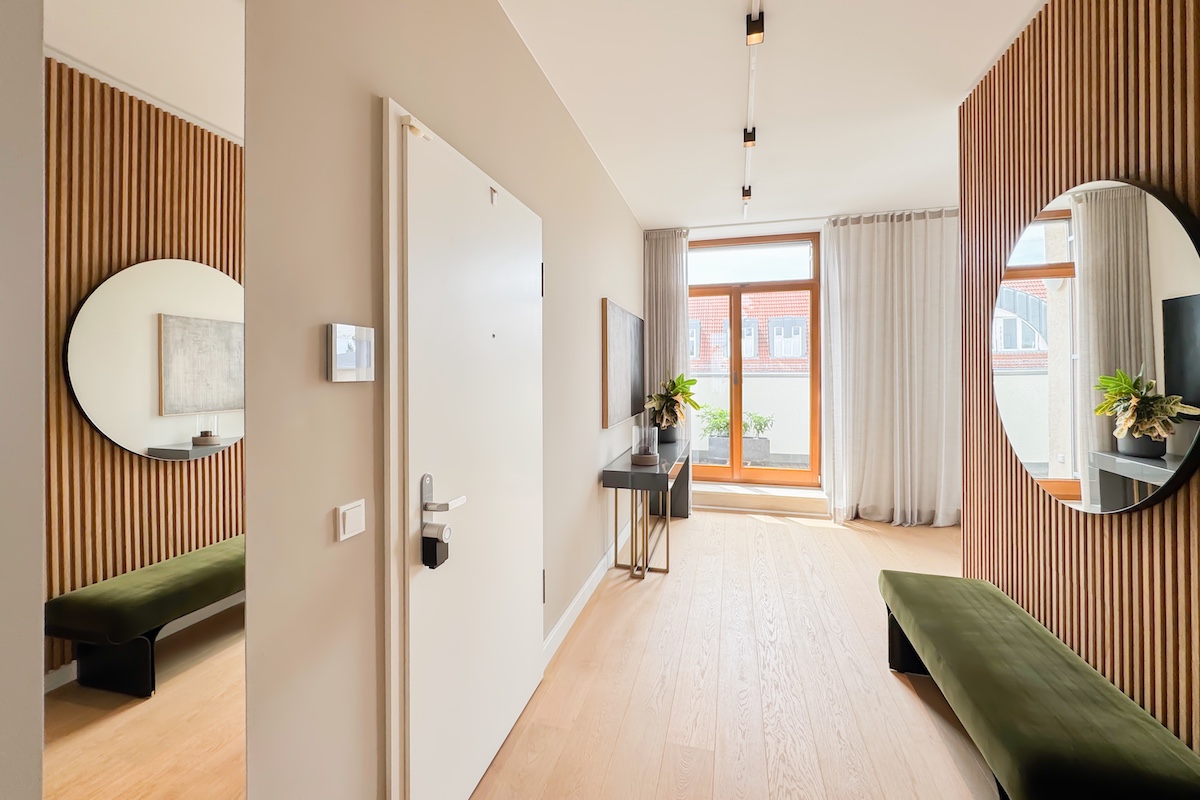 Design Eingangsbereich, Raumteiler